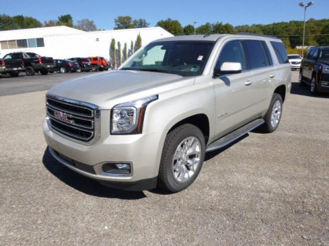 Champagne Silver Metallic GMC Yukon SLT 4WD.  Click to enlarge.