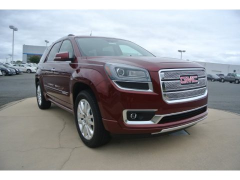 Crimson Red Tincoat GMC Acadia Denali.  Click to enlarge.