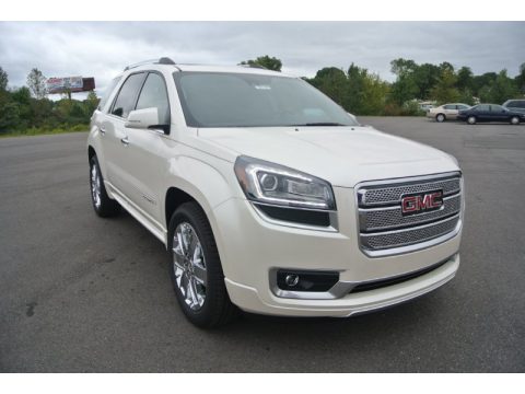 White Diamond Tricoat GMC Acadia Denali.  Click to enlarge.