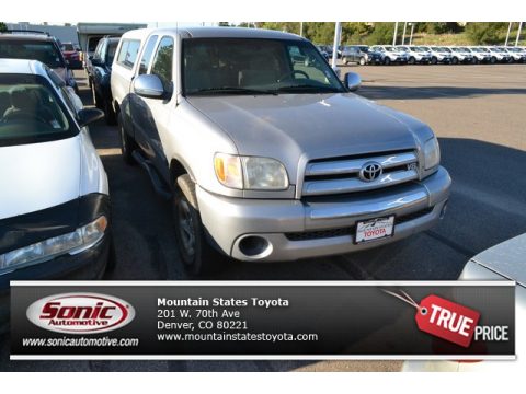 Silver Sky Metallic Toyota Tundra SR5 Access Cab.  Click to enlarge.