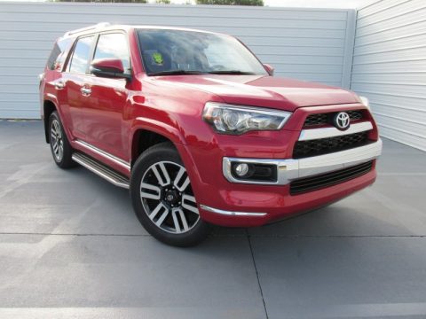 Barcelona Red Metallic Toyota 4Runner Limited.  Click to enlarge.