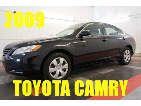 Black Toyota Camry LE.  Click to enlarge.