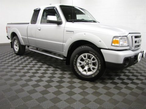 Silver Metallic Ford Ranger Sport SuperCab 4x4.  Click to enlarge.