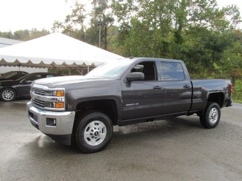 Tungsten Metallic Chevrolet Silverado 2500HD LT Crew Cab 4x4.  Click to enlarge.