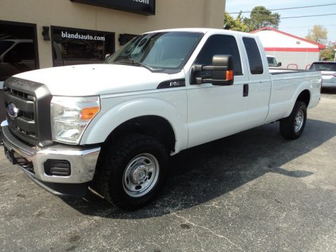 Oxford White Ford F250 Super Duty XL SuperCab 4x4.  Click to enlarge.