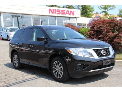 Dark Slate Nissan Pathfinder S AWD.  Click to enlarge.