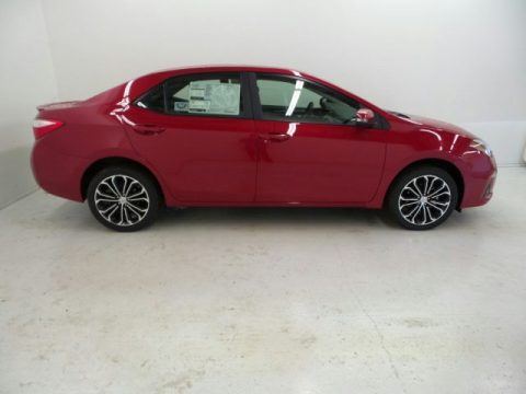 Barcelona Red Metallic Toyota Corolla S Plus.  Click to enlarge.