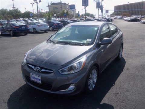 Triathlon Gray Hyundai Accent GLS 4 Door. Click to enlarge. Triathlon Gray Hyundai Accent GLS 4 Door. Click to enlarge.