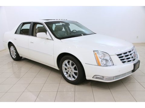 Cotillion White Cadillac DTS Luxury.  Click to enlarge.