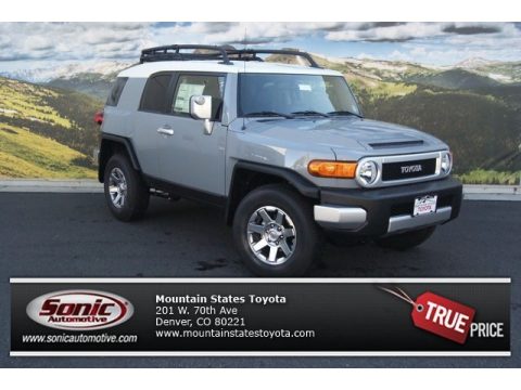 Cement Gray Toyota FJ Cruiser 4WD.  Click to enlarge.