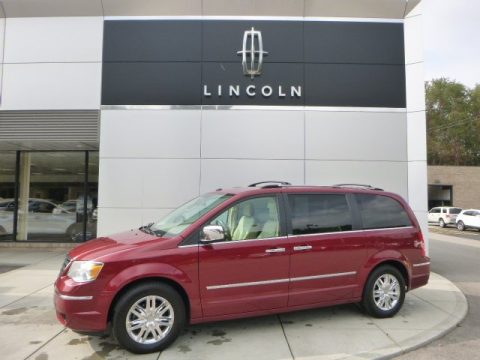 Inferno Red Crystal Pearl Chrysler Town & Country Limited.  Click to enlarge.
