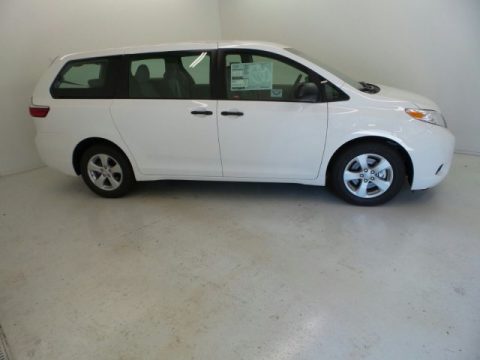 Super White Toyota Sienna L. Click to enlarge. Super White Toyota Sienna L. Click to enlarge.