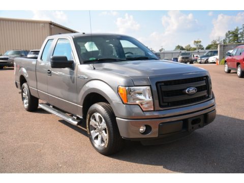 Sterling Gray Metallic Ford F150 STX SuperCab.  Click to enlarge.
