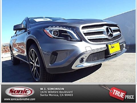 Mountain Grey Metallic Mercedes-Benz GLA 250 4Matic.  Click to enlarge.