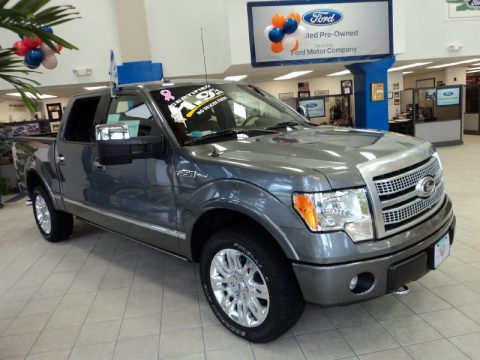 Sterling Gray Metallic Ford F150 Platinum SuperCrew 4x4.  Click to enlarge.