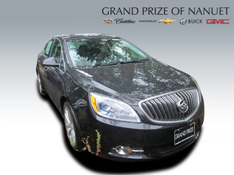 Carbon Black Metallic Buick Verano Leather.  Click to enlarge.