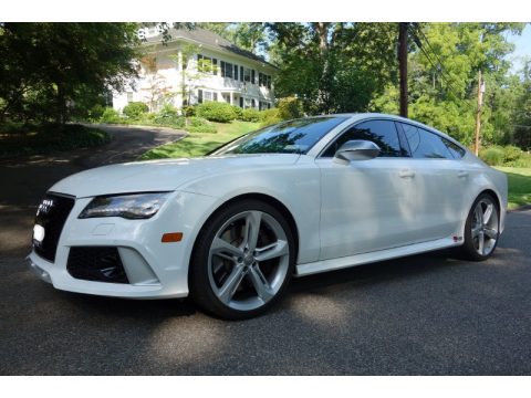 Ibis White Audi RS 7 4.0 TFSI quattro.  Click to enlarge.