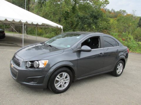 Cyber Gray Metallic Chevrolet Sonic LT Sedan.  Click to enlarge.