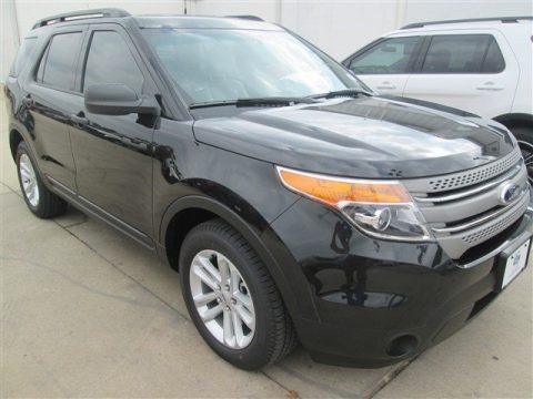 Tuxedo Black Ford Explorer FWD.  Click to enlarge.