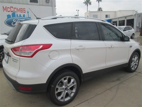 White Platinum Metallic Tri-Coat Ford Escape Titanium. Click to enlarge. White Platinum Metallic Tri-Coat Ford Escape Titanium. Click to enlarge.