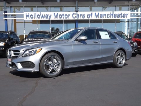 Paladium Silver Metallic Mercedes-Benz C 300 4Matic.  Click to enlarge.