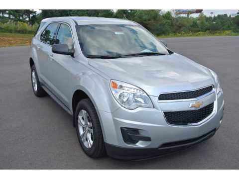 Silver Ice Metallic Chevrolet Equinox LS.  Click to enlarge.