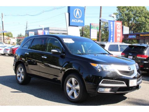 Crystal Black Pearl Acura MDX .  Click to enlarge.