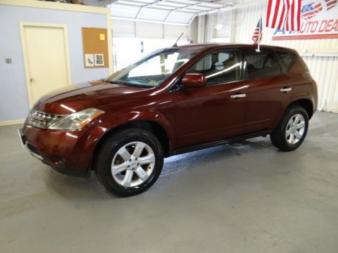 Merlot Pearl Nissan Murano S AWD.  Click to enlarge.