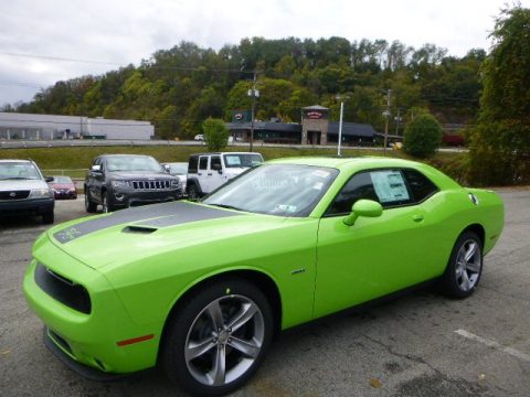 Sublime Green Pearl Dodge Challenger SXT.  Click to enlarge.