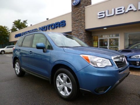 Quartz Blue Pearl Subaru Forester 2.5i Premium.  Click to enlarge.