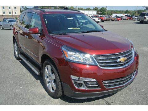 Siren Red Tintcoat Chevrolet Traverse LTZ.  Click to enlarge.
