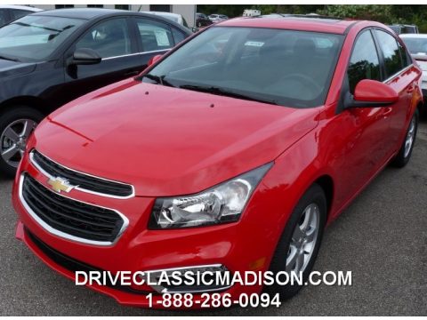 Red Hot Chevrolet Cruze LT.  Click to enlarge.