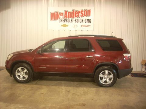 Red Jewel GMC Acadia SLE.  Click to enlarge.