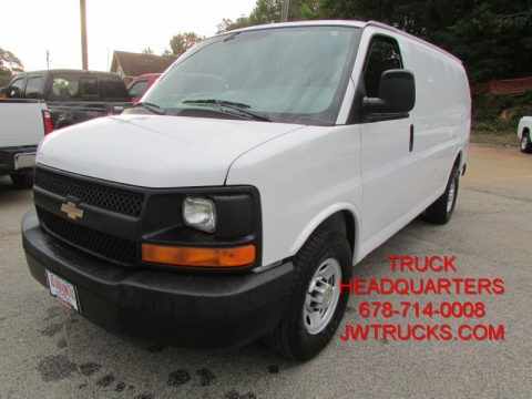 Summit White Chevrolet Express 2500 Work Van.  Click to enlarge.