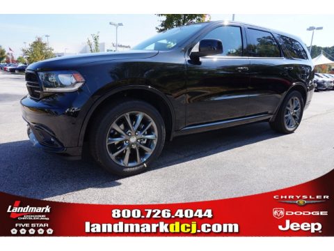 Brilliant Black Crystal Pearl Dodge Durango SXT.  Click to enlarge.