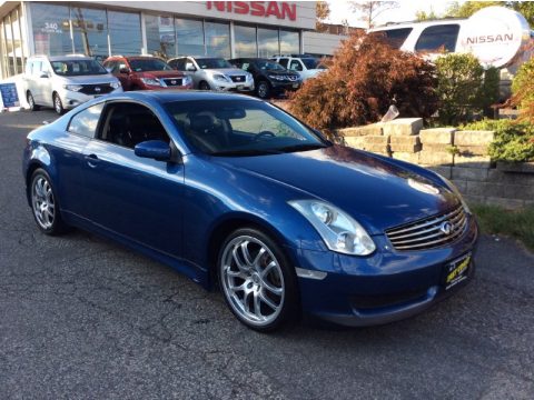 Athens Blue Pearl Metallic Infiniti G 35 Coupe.  Click to enlarge.
