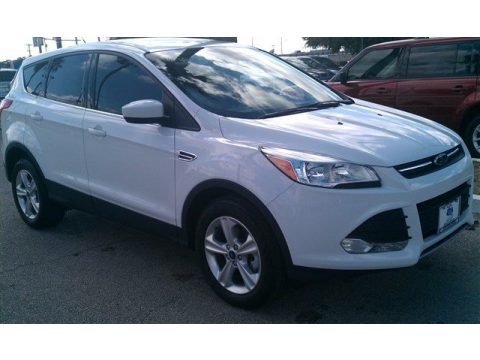 Oxford White Ford Escape SE.  Click to enlarge.