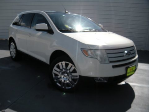 White Sand Tri-Coat Metallic Ford Edge Limited.  Click to enlarge.