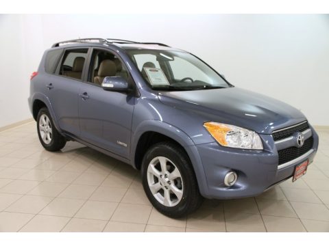 Pacific Blue Metallic Toyota RAV4 Limited 4WD.  Click to enlarge.