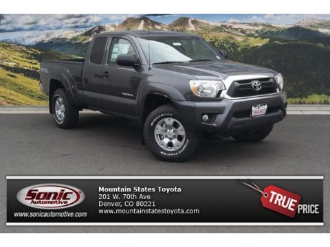 Magnetic Gray Metallic Toyota Tacoma V6 Access Cab 4x4.  Click to enlarge.