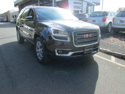 Carbon Black Metallic GMC Acadia SLT AWD.  Click to enlarge.