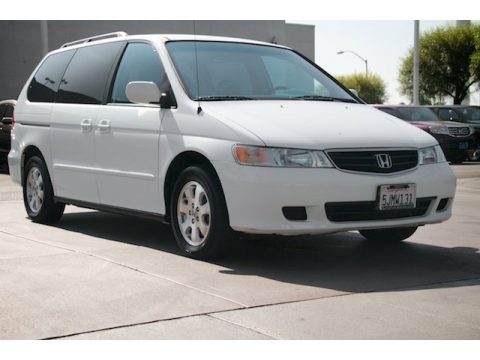 Taffeta White Honda Odyssey EX-L.  Click to enlarge.