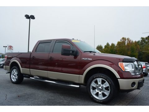 Royal Red Metallic Ford F150 Lariat SuperCrew 4x4.  Click to enlarge.