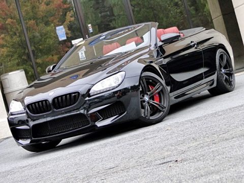 Black Sapphire Metallic BMW M6 Convertible.  Click to enlarge.