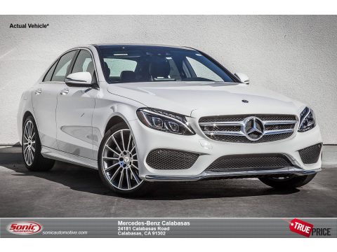 Polar White Mercedes-Benz C 400 4Matic.  Click to enlarge.