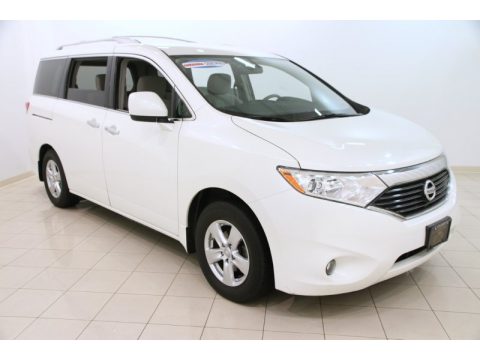 Pearl White Nissan Quest 3.5 SV.  Click to enlarge.