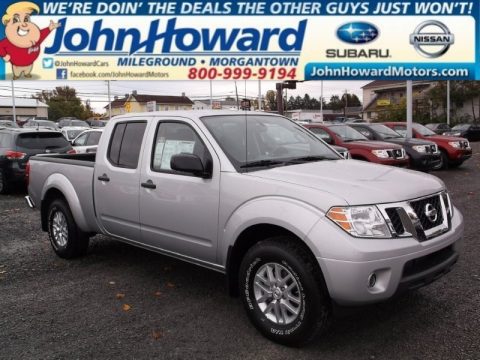 Brilliant Silver Nissan Frontier SV Crew Cab 4x4.  Click to enlarge.