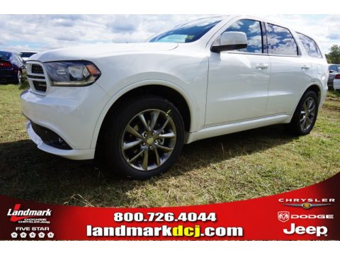 Bright White Dodge Durango SXT.  Click to enlarge.