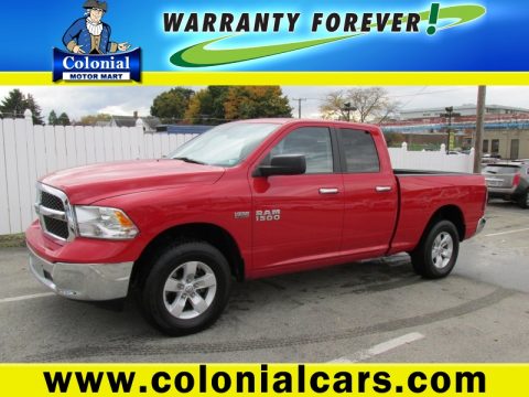 Flame Red Ram 1500 SLT Quad Cab 4x4.  Click to enlarge.