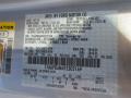 Ford Color Code UX Ingot Silver Metallic #15